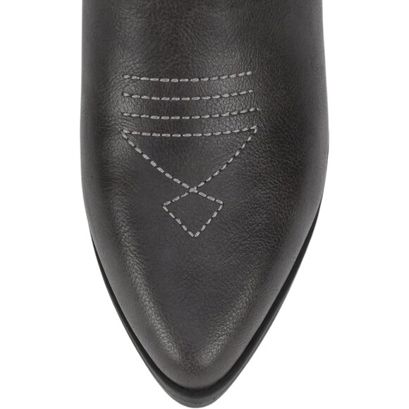 Blazing Ankle Boot Women Black Pointe Toe Low Heel - Picture 6 of 6